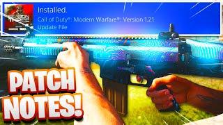 NEW 1.21 UPDATE PATCH NOTES! - SCAR BUFF, FAL BUFF + RENETTI NERF MODERN WARFARE! (1.21 Update MW)