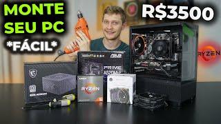 HOW TO BUILD A 2025 GAMER PC (R$3500) STEP BY STEP (AMD)