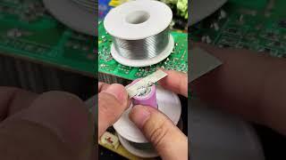 18650 nickel sheet cannot be soldered with tin teach you how to spot solder easily #solderwire #flux