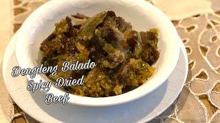 DengDeng Balado Lada Hijau/Spicy Beef Jerky with Green or Red chillies