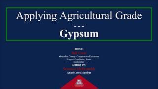 GYPSUM | How To: Applying GYPSUM to Your Garden! Its Magical Properties; WITH Conversion Table