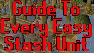 Building Every Easy Stash Unit - OSRS