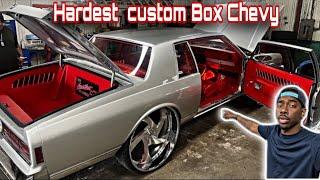 Hardest Box Chevy In the World? Focus Custom LS Swap 1986 Box On 28 inch Forgiatos | Ultamate Audio