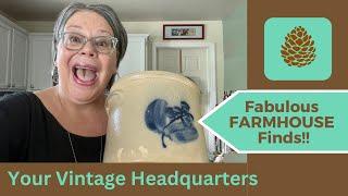 Awesome Farmhouse Finds! Thrift Store   Estate Sale   Antique Mall Finds!!