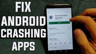 Android System Crashing Apps Fix | Android System Webview Problem 22.03.2021