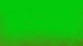 Green Screen Fire Embers