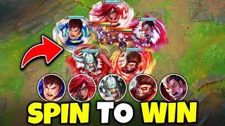 WE PLAYED THE "SPIN TO WIN" COMP AND IT'S 100% HILARIOUS! (WE ARE BEYBLADES)