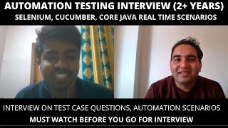 Automation Testing Interview Questions| Selenium, Java, Cucumber, TestNG| 02 + Years Of Experience