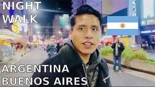 BUENOS AIRES -ARGENTINA Night Walk / Av Corrientes - Obelisco - Puerto Madero / Hermosa ciudad