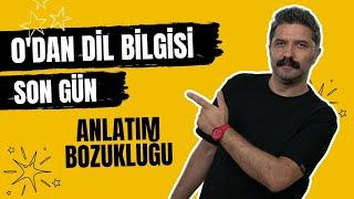 Anlatım Bozukluğu |14.GÜN | 0'dan Dil Bilgisi | 0'dan Zirveye