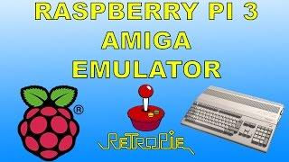 Raspberry Pi 3 Running AMIGA Emulator Retropie Emulation Station