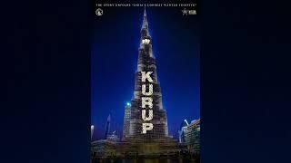 Kurup | dulquar Salman | Promo on Burj Khalifa | #shorts #kurup | Dhey Dhingd Nokye | #malayalam