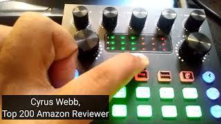 Podcast Equipment Bundle, Live Streaming Audio Interface with DJ Mixer ALL IN ONE Sound Mixer Review