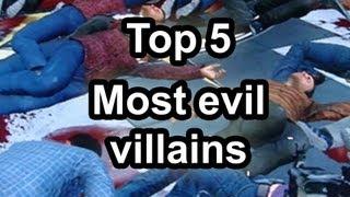 Top 5 - Most evil villains in gaming