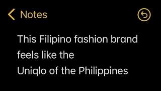 Filipino fashion brand, Straightforward, is like the Uniqlo of the Philippines