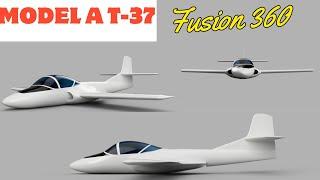 Learn how to model a T-37 A in Fusion 360. Beginner to Advance. Fusion 360 CAD Tutorial. Part 1