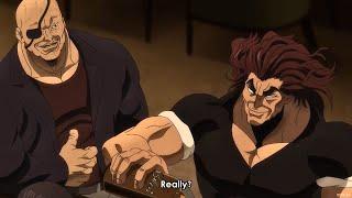 Yujiro says he love Baki to Doppo Orochi Scene || Hanma Baki Season 2 Part 2 English Subbed