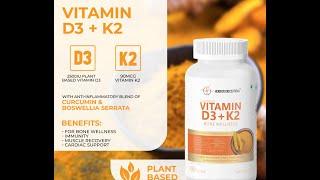 Vitamin D3 + K2 Tablet | Herbofoodceutical | OK LIFE CARE |