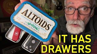 DIY Altoids Tin EDC Upgrade: How to Add Sliding Drawers in 3 Minutes
