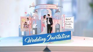 WEDDING INVIATION || Free Download Project Wedding For Adobe /After Effect Wedding Album  Book