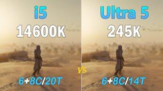 intel Core Ultra 5 245K vs i5 14600K - Test in 6 Games