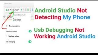 USB debugging not working in Android Studio | Device not showing Error in Studio  | Fix ADB Error