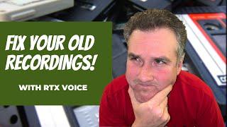 The BEST WAY to use RTX Voice! Fix your old recordings!