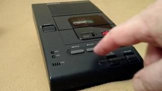 Sony Microcassette Transcriber M-2000 Demo