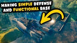 Making Simple Defense and Functional Base | Valheim