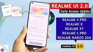 Realme UI 2.0 Update for Realme 3 Pro/5 Pro/X/XT/Narzo 20A | realme UI 2.0 Update | Update Steps 
