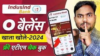 IndusInd Bank Account Opening Online | Zero balance savings account with virtual debit card