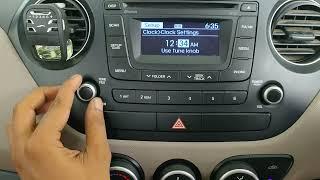 hyundai #xcent# time set up#auto