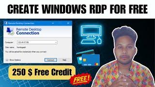 How to Create Windows RDP For Free | New Method 2024 | 100 % Working