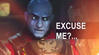 Zavala Meme "Excuse Me" Season of the Chosen Destiny 2 Cutscene Beyond Light #MOTW