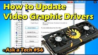 How to Update Video Graphic Drivers - Ask a Tech #56