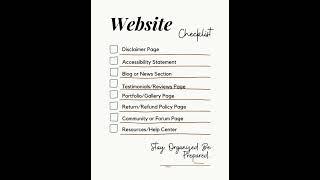 Master Your Site in Minutes: The Ultimate Printable Website Building Checklist Revealed