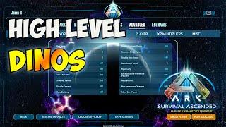 ASA: How to Get High Level Dino Spawns in ARK Survival Ascended - level 150