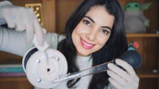 ASMR 3Dio - LIMPEZA DE OUVIDO | Sweet Carol