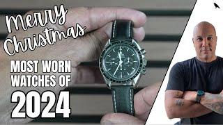 Most Worn Watches of 2024| Garmin Fenix 7x, Omega Speedmaster Pro, Visitor Watch Co.-Duneshore