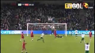 Darron gibson goal   wales