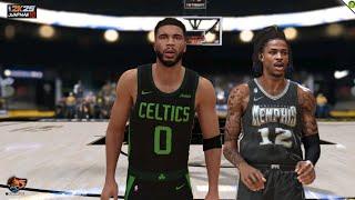 NBA2K25 ANDROID | CELTICS vs MEMPHIS (NEW LINE UP & NEW CITY JERSEY) on NBA 2K25 JUMPMAN 18 