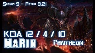 MaRin PANTHEON vs RENEKTON Top - Patch 9.21 KR Ranked