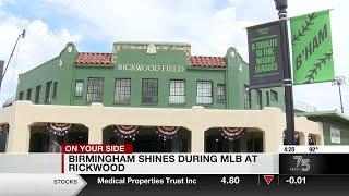 City of Birmingham shines during MLB at Rickwood Field