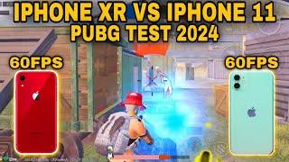 IPHONE XR VS IPHONE 11| 60FPS VS 60FPS | PUBG TEST 2024