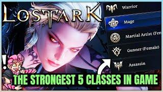 The Top 5 Best Strongest Classes in Lost Ark - Overpowered in PvP PvE & Leveling - Guide - Lost Ark!