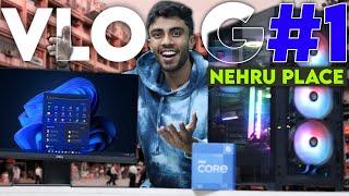 Vlog #1 OFFLINE PC BUILD From Nehru Place  Finding The Best Part...