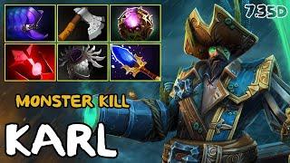 karl - Kunkka Mid lane - Monster kill - 7.35d - Immortal Dota 2 Pro Plays