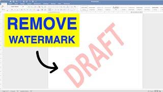 How To Remove Watermark In Word [ MAC ]