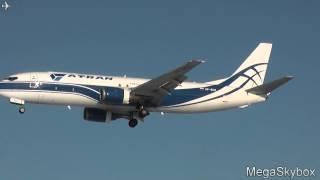 ATRAN-Aviatrans Cargo Airlines VP- BCK Boeing 737-4Q6 /SF landing at Vnukovo - Moscow - (UUWW / VKO)