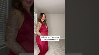 Xmas Pregnant Outfit Idea | Outfit Idea | Preggo | Pregnancy | Preggo Outfit | Pregnancy Outfit